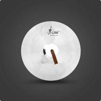 Marching Cymbals Silver Finish Marching Cymbal Pair Alloy Cymbal Set Bright Tone Drum Cymbals Easy To Play For Musicians Stage white