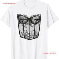 Lingerie Grafinis Korsetas Bustier Liemenėlė Madingas Mielas Seksualus Linksmas Marškinėliai Vintage Gatvės Stilius Šiek tiek Stilingas Kvėpuojantis M gray