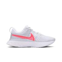 Nike Womens React Infinity Run Flyknit 2 'Sunset Pulse' (women's sizes) Pure Platinum / Sunset Pulse / Football Grey / Bright Crimson 36.5 white