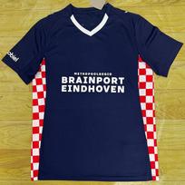 PSV Eindhoven 2025-2026 išvykos sirgaliaus futbolo marškinėliai trumpomis rankovėmis vyriški bambuko pluošto futbolo marškinėliai S-4XL M tamsiai mėlyna spalva