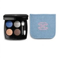 Chanel Les 4 Ombres Daugiafunkcis Keturkampis Akių Šešėlių Rinkinys, Su Mažu Maišeliu, Lengvai Maišomas, Makiažo Priemonės 2026 #19 Denim Dream+Makeup bag gray