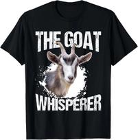 The Goat Whisperer Funny Goat Lover Farmer Gift T-Shirt 4XL gray