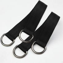 2X Multifunction Hanging Strap Fitness Equipment for Sandbag Pulling Up Rope Workout black
