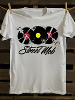 24th Street Mob Records Logo T-shirt XXXL black