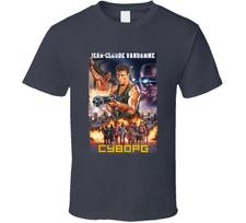 Jean Claude Van Damme Cyborg T Shirt L black