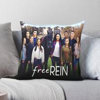 Free Rein Zoe And Raven Square Pillowcase Polyester Linen Velvet Creative Zip Decorative Home Cushion Case 45x45 40X40CM black