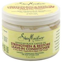 Shea Moisture Jamaican Black Castor Oil Strengthen & Grow Leave-In Conditioner 325ml 1 pcs beige