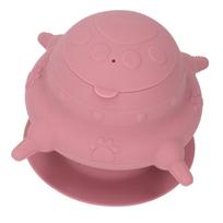 Silicone Puppy Milk Feeder 4 Nipples Small Puppy Nursing Station for Kitten Multiple Puppies Pink pink