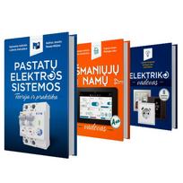 KNYGŲ RINKINYS. Elektriko vadovas + Išmaniųjų namų vadovas + Pastatų elektros sistemos