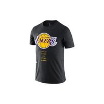 Nike Los Angeles Lakers Teismo aikštės logotipas Marškinėliai Vyriški Viršutiniai drabužiai Juodi CK7962-010 S black