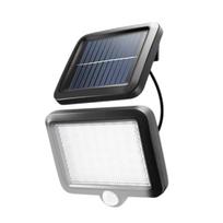 Lauko saulės LED judesio jutiklio šviestuvas, įkraunamas, atsparus vandeniui, apsauginis šviestuvas, automatinis įjungimas/išjungimas, maitinamas saulės energija, nereikia montuoti,