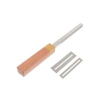 Deimantinis gitaros ladelių dildytuvas Gitaros ladelių šlifavimo dildytuvas Ypač siauras Siauras Vidutinis Platus 4 briaunos su 2 vnt. grifto apsauga Luthier įrankis Brown beige