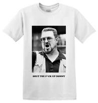 THE BIG LEBOWSKI - 'Shut The F*ck Up Donny' T-Shirt M gray