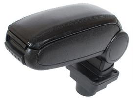 Skoda Fabia I 99-07 Armrest, Black Leatherette & Mounting Kit juoda