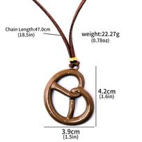 New Creativity Pretzel Bag Hanging Charm Keychain Pendant Cute Bread Food Keyring Men Women Backpack Jewelry Gift Accessories brown