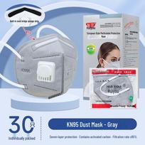 Huiyou KN95 Earloop Dust & Particle Prevention Mask for Welding & Grinding white