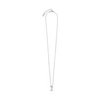 (W) Saint Laurent Cassandre Grandininis Karoliai Oksiduoto Sidabro ONE SIZE sidabras