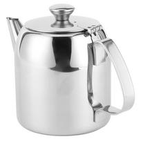 Kavos ąsotis Arbatinukas Nerūdijančio plieno virdulys Šalto vandens ąsotis Trumpas snapelis viešbučiui restoranui 20oz(Apytiksliai 500 ml) white