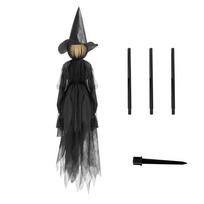 Hands Activated Sensor Halloween Prop Halloween Decorations Screaming Witches Light-Up Witches black