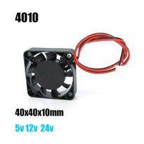 4010 40x10mm 40x40x10mm DC aušinimo ventiliatorius 5V 12v 24V su alyviniu guoliu bešepetis aušinimas 2PIN 40mm aušinimo ventiliatorius DC 5V 12V 24V 4010 5V black