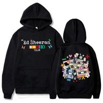 Ed Sheeran Hoodie Ed Sheeran Mathematics Tour Hoodie Fan Gift Harajuku Pullover Tops Sweatshirt XL gray