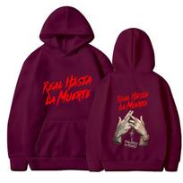 Anuel AA  Hasta La Muerte  Retro Hoodie - Unisex Casual Sportswear M balta