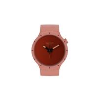 SWATCH Unisex 47mm Red Watch SB03R100 SB03R100 SB03R100 brown