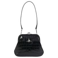 Vivienne Westwood Vivienne Clutch Black Women Clutches 4B01001BWL0098N401 Basic Set (Bag+Dust Bag)
