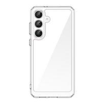 Samsung Galaxy S25 FE Case, Clear Transparent Phone Case Cover for Samsung Galaxy S25 FE šviesiai mėlyna spalva