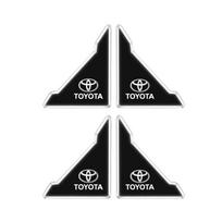 Automobilio durų kampo apsauginis lipdukas nuo susidūrimo Raktų pakabukas Toyota RAV4 Corolla CHR Auris Yaris Prado Camry Prius Hilux IJ1 4f white