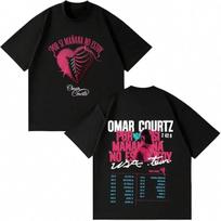 Omar Courtz Por Si Manana No Estoy USA Tour 2026 Music T shirt 2XL black