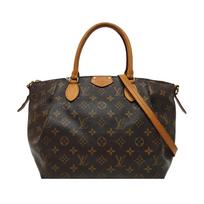[Pre-Owned] Zipper Closure Logo Print Monogram Coated Canvas With Leather Trim Dumpling Bag - Fair #O71UPN ONE SIZE