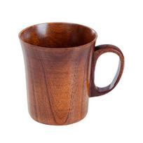 280ml Wooden Coffee Mug Vintage Beer Mug Coffee Milk Water Cups Japanese Style Wood Cup for Tea Home Office Mug Drinkware Gift 300ml brown