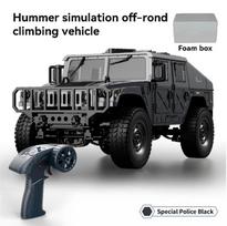 Multifunctional C8835 RC Car Simulation All-terrain 2.4G Remote Control Car Off-road Climbing Electric Truck with LED Light Rechargeable RC Toy Gifts žalia