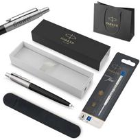 „Parker Jotter Originals Black“ tušinukas su dėklu ir rašalo įdėklu maišelyje / Dovanėlė moksleiviui ar studentui su graviravimu