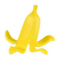 Bananų žievelės telefono laikiklis 3D spausdintas mobiliojo telefono stovas stalui Kūrybiškas banano žievelės formos stalo dekoras Dovana šeimai ir draugams 1pc yellow