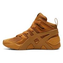 Onitsuka Tiger Big Logo Trainer Puffed Tan Presidio Unisex High Top Leather Retro Lifestyle Sneakers 1183B559-200 37 brown