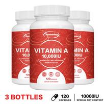 Vitamin A capsules, 10,000 IU per serving, immune system multivitamin, dietary supplement, suitable for adults. 120*3