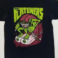 The Flatliners Band Black T Shirt Short Sleeve All Sizes L yellow