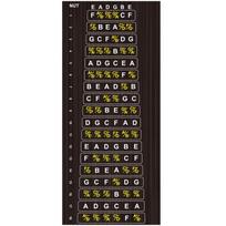 Learning Accessories Guitar Fretboard Stickers Practical Note Stickers New Label  For Kids