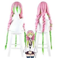 Anime Kostiumas Kanroji Mitsuri Cosplay Helovinas Moteris Suaugusiųjų Drabužiai Vaikams Perukas Vienodas Kostiumai Moterims 150 pink