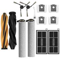 Accessories Kit For Mova Z60 Ultra/Z60 Pro,Vacuum Cleaner Replacement Parts,Main Brush,Filter,Dust Bag,Roller Mop Kit 1 black