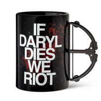 The walking dead, meat ceramic cups, crossbow handles, special-shaped mugs, coffee cups, water cups 301-400ml black