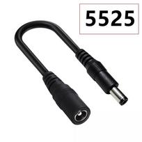 DC5521 moteriškas į 5525 vyrišką adapterio laidas Xiaomi Ninebot balansiniam paspirtukui black