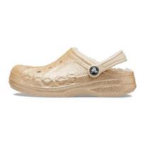 Crocs Baya Lined Glitter Clog Gold Kids 207656-11S 33 beige