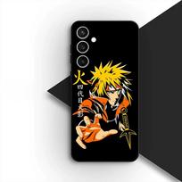 Dėklas Samsung Galaxy S20 S22 S21 FE Ultra Plus A07 A17 A15 A16 A25 A57 A37 Korpusas Telefono dėklas Namikaze Minato Narutos Kakashi Galaxy S21+ 5G gray