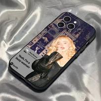 Sabrina Carpenter Short n Sweet Phone Case For iPhone 16,15,14,13,12,11,Pro,Max,Plus,X,XS,SE4,E,Mini,Soft Black Case iPhone15 gray