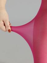 A Pair Of Women'S Plus Size Flat Rose Solid Color Translucent Stockings Super Stretch Leggings Party Clothing Accessories X-XL(78-102KG) pink