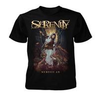 NEW Sirenia Band Nemesis AD Album Heavy Cotton Black S5XL T Shirt AG919 Unisex T-Shirt L įvairiaspalvis