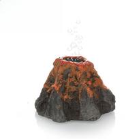 1pcs Fish Tank Landscaping Simulation Volcano Aquarium Accessories Rockery Aerator for Pump Bubble Stone Oxygen brown